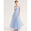 Ever Pretty dlouhé šaty světle modré 0179 (*Velikost XS / 34 / 02 / 06)