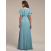 Ever Pretty dlouhé šaty světle tyrkysové 164A (*Velikost 9XL / 58 / 26 / 30)