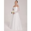 Ever Pretty ivory svatební šaty 90332 (* Velikost XXXL / 46 / 14 / 18)