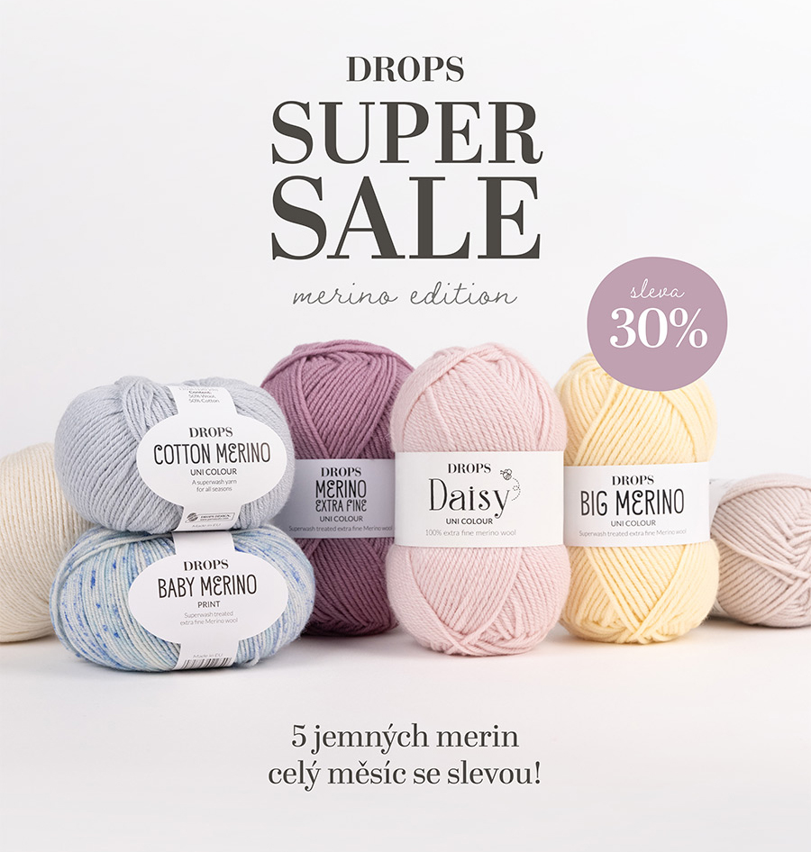 Baby merino, Cotton merino, BIg merino, Merino extra fine, Daisy