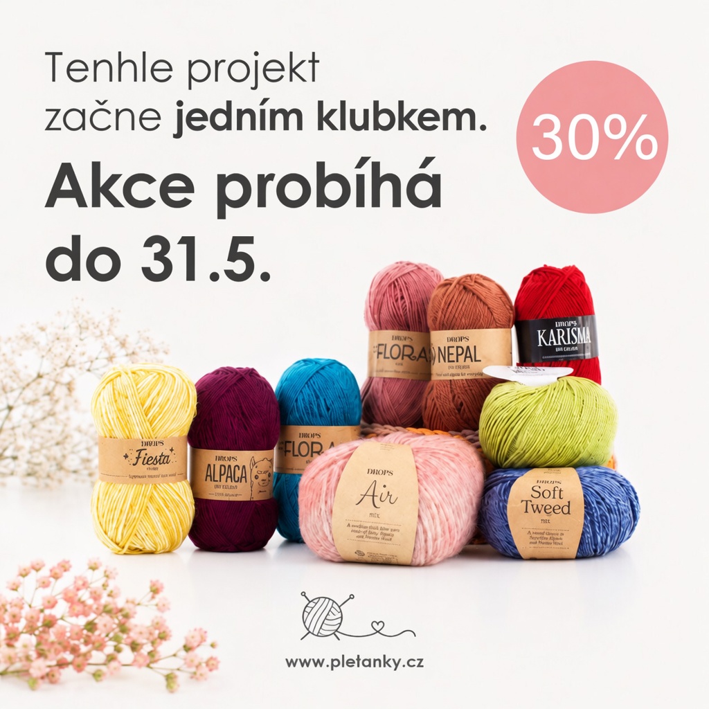 Pletací příze DROPS v akci