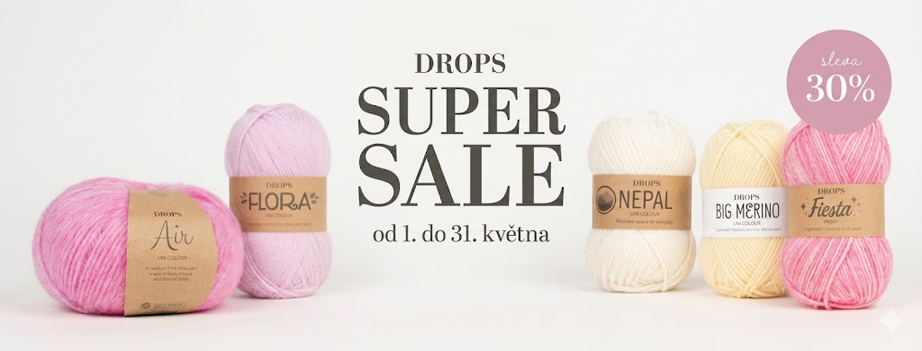 Příze DROPS se slevou 30%