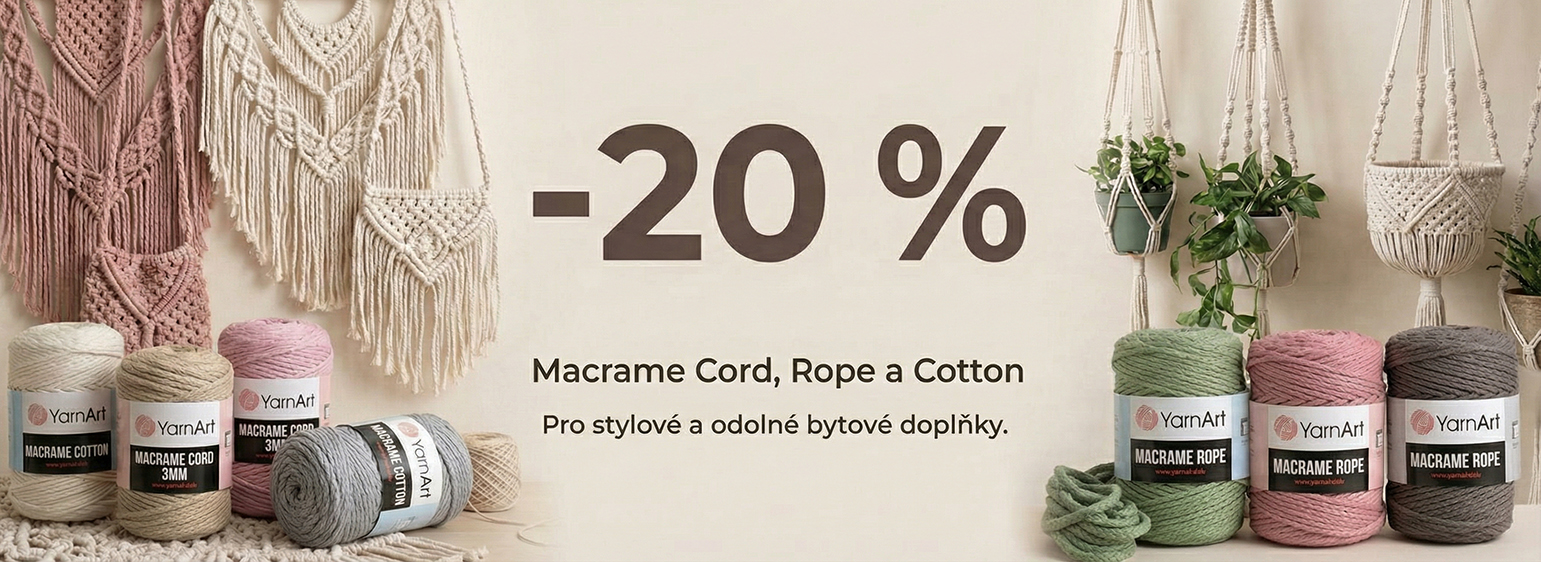 Macrame Cord, Macrame Cotton, Macrame Rope, Akce, Sleva