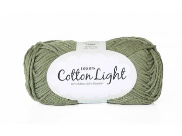 Příze DROPS Cotton light 12 - olivová