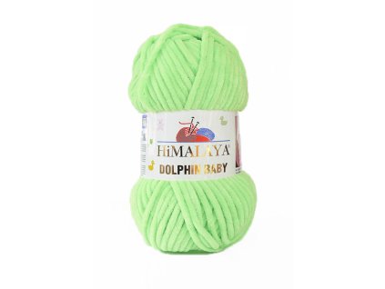 Příze Dolphin Baby 80350 - světle zelená neon