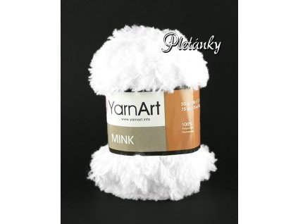 Příze Mink 345 - bílá
