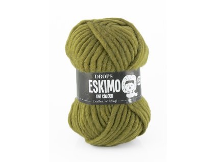 Příze DROPS Eskimo uni color 06 - olivová
