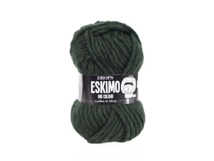 Příze DROPS Eskimo uni color 22 - vojenská