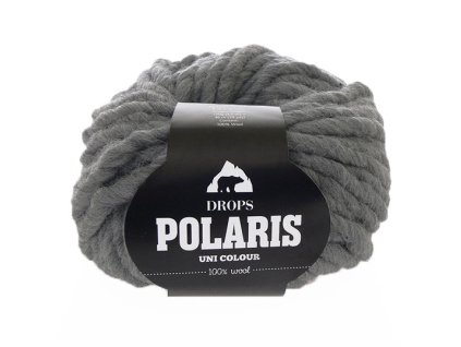 Příze DROPS Polaris uni colour 04 - šedá