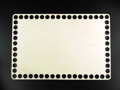 Dřevěné dno - obdélník 15 x 10 cm