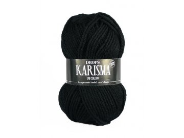 Příze DROPS Karisma uni colour 05 - černá