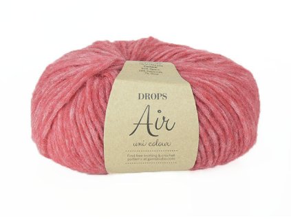 Příze Drops Air uni color 23 - korálová