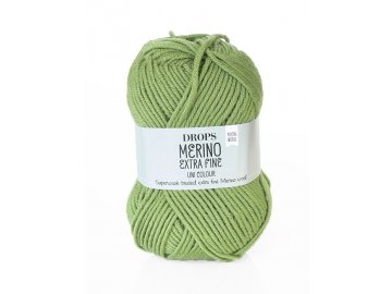 Příze DROPS Merino Extra Fine uni color 18 - zelená