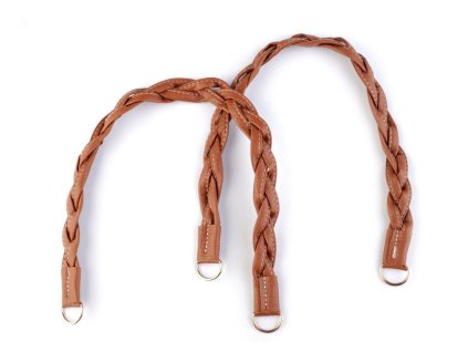 Ucha na tašky poplétaná, délka 47-50 cm, 740376 - 1 světle hnědá