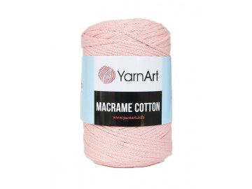 Příze Macrame Cotton 762 - světlá růžová