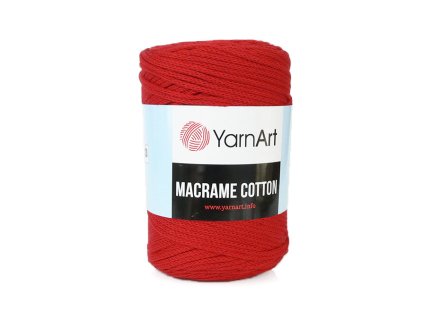 Příze Macrame Cotton 773 - červený mák