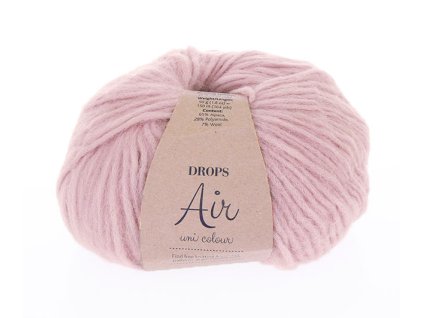 Příze Drops Air uni color 24 - růžová