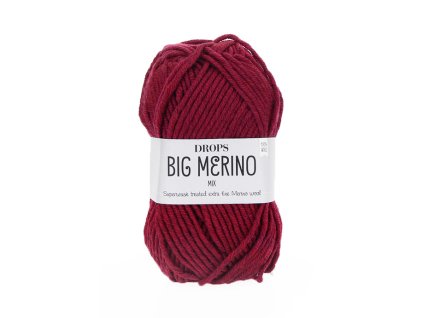 Příze DROPS Big Merino mix 12 - bordó
