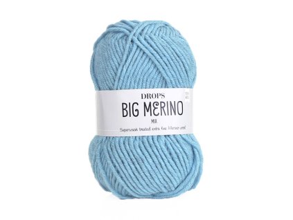 Příze DROPS Big Merino mix 6 pomněnka