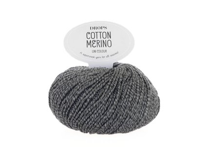 Příze DROPS Cotton Merino 19 - šedá