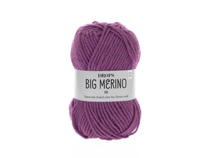 Příze DROPS Big Merino mix 11 - švestková