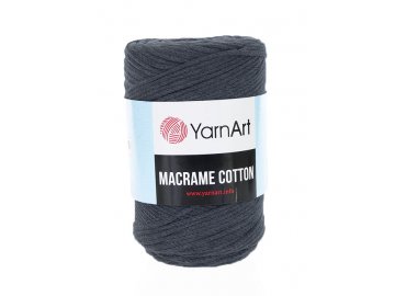 Příze Macrame Cotton 758 - tmavá šedá