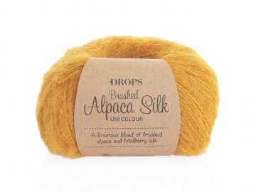 Příze DROPS Brushed Alpaca Silk 19 - kari