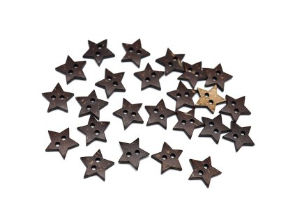 star coconut button