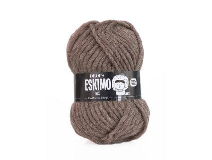 Příze DROPS Eskimo mix 23 - světle hnědá