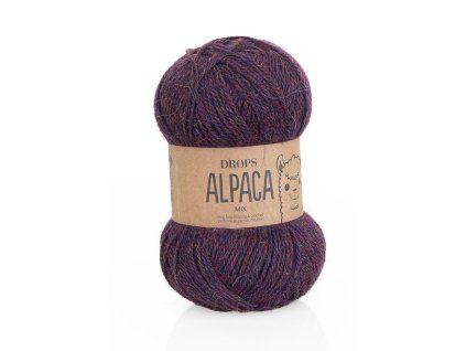 Příze DROPS Alpaca mix 6736 - burgund