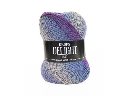 Příze DROPS Delight print 19 - nachové vlny
