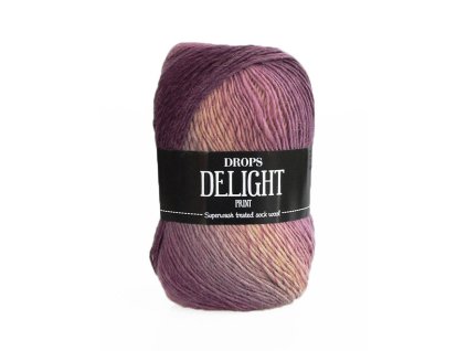 Příze DROPS Delight print 20 - borůvkový koláč
