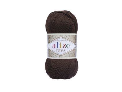 Příze Alize Diva 026 - hnědá