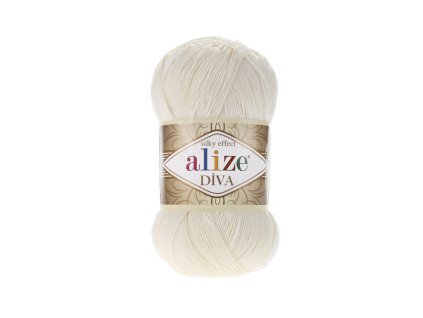 Příze Alize Diva 062 - smetanová