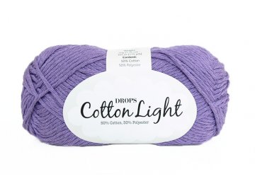 Příze DROPS Cotton light 13 - fialová