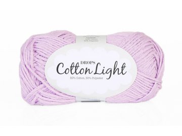 Příze DROPS Cotton light 25 - světlá lila