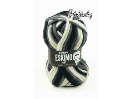 Příze DROPS Eskimo Print 61 - kámen