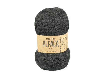 Příze DROPS Alpaca 0506 - tmavě šedá