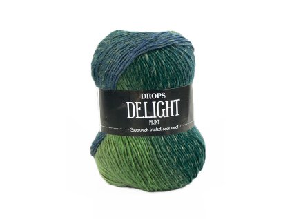 Příze DROPS Delight print 16 - zelená/modrá