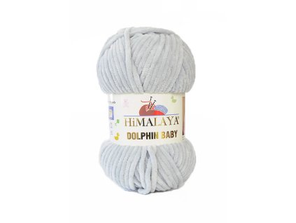 Příze Dolphin Baby 80325 - světle šedá