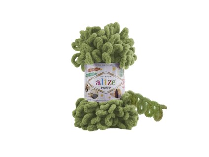 Příze Puffy 485  zelená  