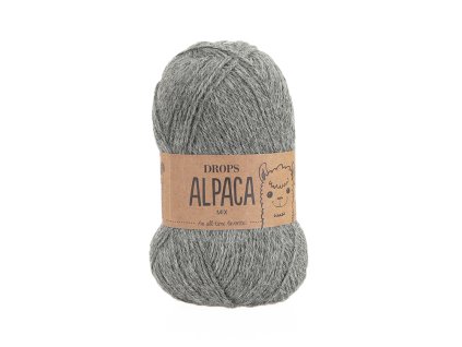 Příze DROPS Alpaca mix 0517 - šedá