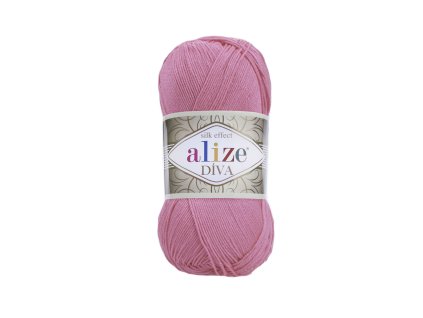 Příze Alize Diva 178 - sytá růžová