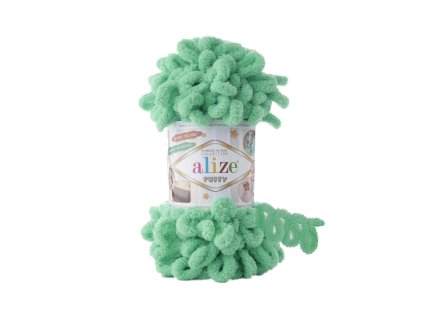 Příze Puffy 741  zelená  