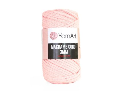 Příze Macrame Cord 767, 3 mm - lososová