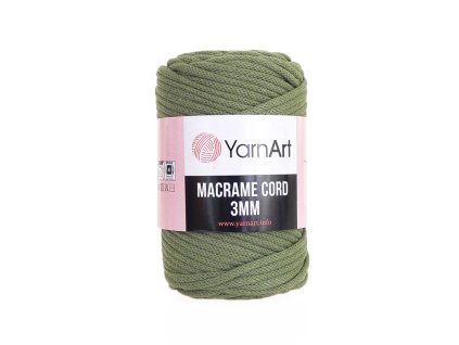 Příze Macrame Cord 787, 3 mm - olivová