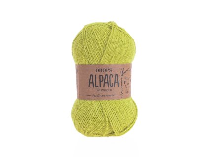 Příze DROPS Alpaca uni colour 2916 - limetková