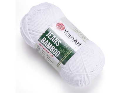 Jeans Bamboo 101 - bílá