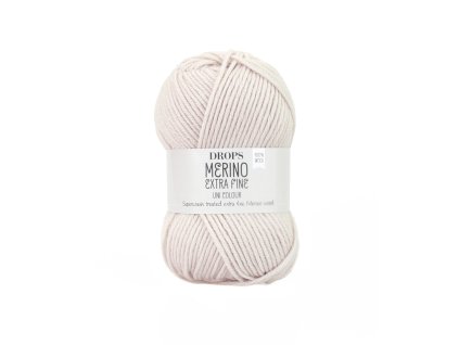 Příze Merino Extra Fine uni color 50 krémová