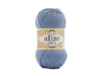 Příze Alize Diva 303 - světlá džínová
